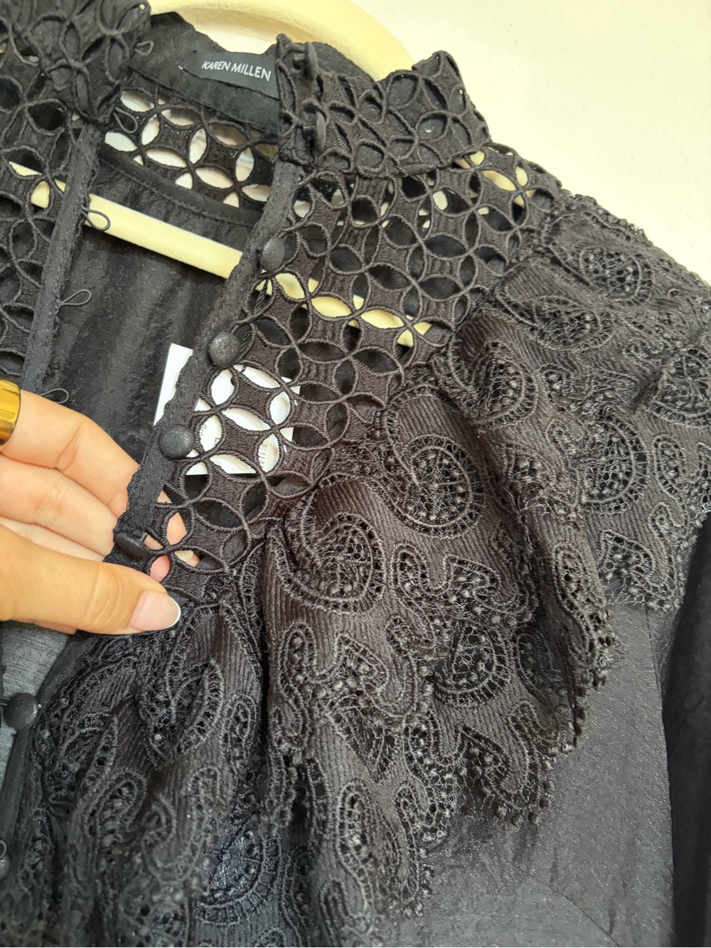SALE! Lydia Millen × Karen Millen Broderie Detail
ruffle dress - Picture 6 of 16